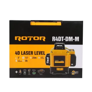 Лазерен нивелир с тринога ROTOR 4D E4DT-DB-M/ до 25 м