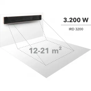 Инфрачервен отоплител TROTEC IRD 3200/ 3.2kW