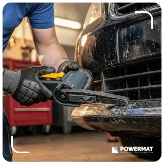 Пневматичен лентов шлайф Powermat PM-PST-330T/10x330 мм