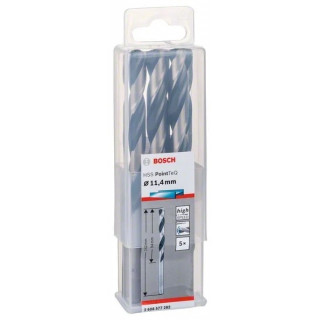 Свредло HSS за метал PoinTec 11.4 mm на Bosch комплект 5 бр.