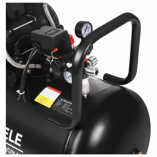 Безмаслен въздушен компресор КraftDele KD4083/ 2x2200 W/ 100 л