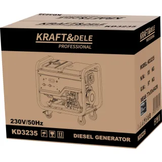 Дизелов генератор KraftDele KD3235/ AVR/ 230V/ 7/8kW Дизелов генератор KraftDele KD3235/ AVR/ 230V/ 7/8kW