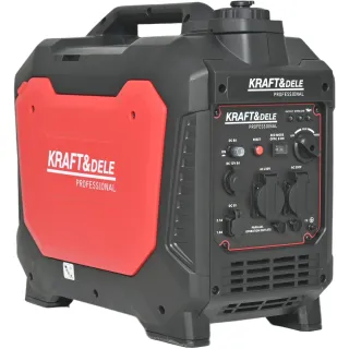 Инверторен генератор KraftDele KD3163/ 3.7kW/ 12/230V + USB/ 6,3 л Инверторен генератор KraftDele KD3163/ 3.7kW/ 12/230V + USB/ 6,3 л