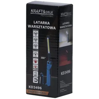 Работна LED лампа KraftDele KD3496/ 2.5Ah Работна LED лампа KraftDele KD3496/ 2.5Ah
