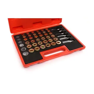 Комплект за ремонт на пробки на картер KraftDele KD10512/ 114 части