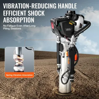 Моторен набивач на колове VEVOR JH-65-4/ 37.77cc Моторен набивач на колове VEVOR JH-65-4/ 37.77cc