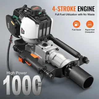 Моторен набивач на колове VEVOR JH-68-4/ 37.77cc Моторен набивач на колове VEVOR JH-68-4/ 37.77cc