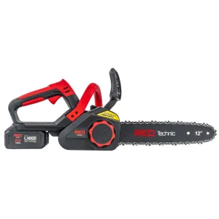 Акумулаторен верижен трион RED TECHNIC RTPAK0124/ 21V/ 2x4Ah
