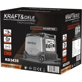 Инверторен генератор KraftDele KD3435/ 4kW/ 230V/ 11л Инверторен генератор KraftDele KD3435/ 4kW/ 230V/ 11л