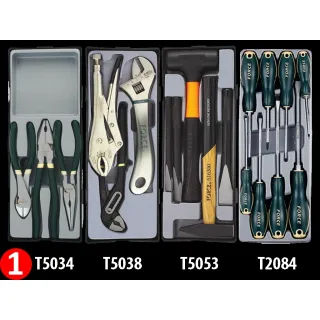 Количка с инструменти Force Tools 10215R/ 210 бр