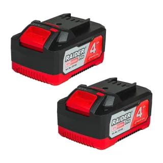 Комплект акумулаторни батерии Raider R20 131176/ 2x4 Ah