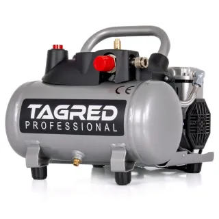 Безмаслен двубутален компресор TAGRED TA380 PRO/ 1100W/ 230V/ 6л Безмаслен двубутален компресор TAGRED TA380 PRO/ 1100W/ 230V/ 6л