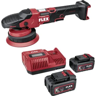 Акумулаторна машина за полиране FLEX XFE 2 15 18-EC Set/ 18V/ 2x5Ah