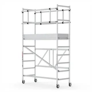 Професионално мобилно алуминиево скеле Bisonte ProTUBE F180/ 3.6 м