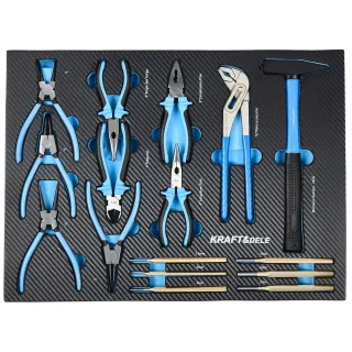 Количка с инструменти KraftDele KD1062/ 501 части