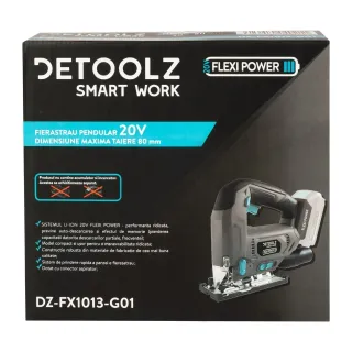 Акумулаторен прободен трион Detoolz DZ-FX1013-G01/ 20V Акумулаторен прободен трион Detoolz DZ-FX1013-G01/ 20V