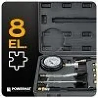 Комплект за тестване на компресия на бензинови двигатели Powermat PM-MCSB-8T/ 8 части