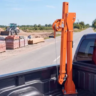 Кран с въртяща се телескопична стрела Vevor HZ-01/ 500 кг Кран с въртяща се телескопична стрела Vevor HZ-01/ 500 кг