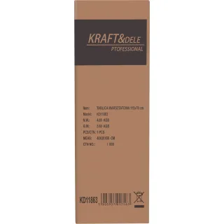 Стенен органайзер за инструменти + аксесоари KraftDele KD11863/ 115X78 см