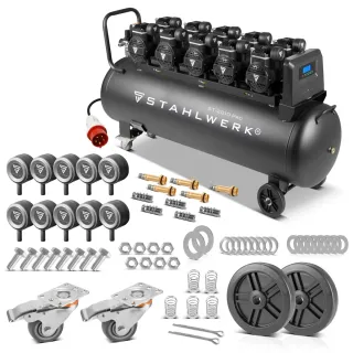 Компресор за сгъстен въздух STAHLWERK ST-2010 Pro/ 5 x 2.17 к.с./ 200 л