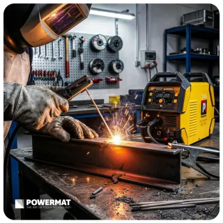 Инверторен заваръчен апарат MIG/MAG Powermat PM-PAS-220L/ 220A Инверторен заваръчен апарат MIG/MAG Powermat PM-PAS-220L/ 220A