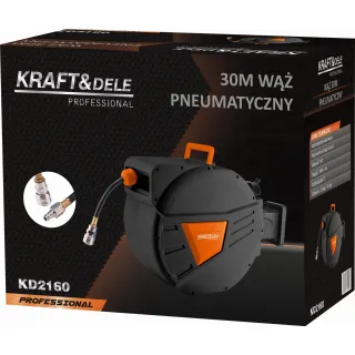 Автоматична макара KraftDele KD2160/ 30м + 2м