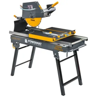 Настолен циркуляр за тухли/камък/бетон Powermat PM-PDB-3000M/ 3 kW/ 350 мм