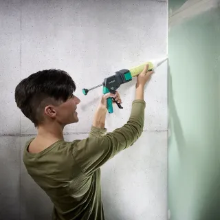 Пистолет за силикон, лепила и уплътнители Wolfcraft MG 310 Compact/ 310 мл Пистолет за силикон, лепила и уплътнители Wolfcraft MG 310 Compact/ 310 мл