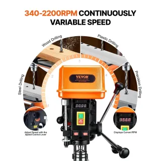 Настолна бормашина VEVOR DP30016B-VS/ 750 W
