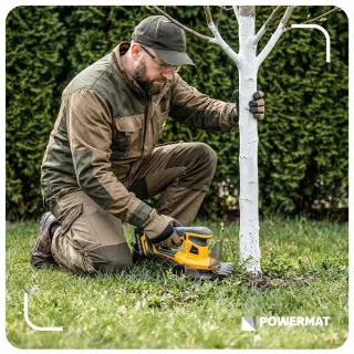 Акумулаторна градинска ножица 2 в 1 Powermat PM-ANTK-21VM/ 21V/ 2x2Ah