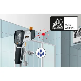 Безконтактен инфрачервен термометър/влагомер Laserliner CondenseSpot Plus