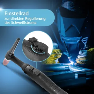 Инверторен заваръчен апарат STAHLWERK AC/DC TIG 200 Pulse Pro Touch/ 200А Инверторен заваръчен апарат STAHLWERK AC/DC TIG 200 Pulse Pro Touch/ 200А