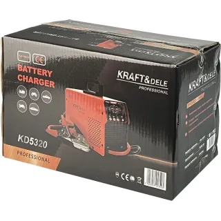 Зарядно устройство за акумулатори със стартова функция KraftDele KD5321/ 12/24V/ 50-800Ah/ 600A
