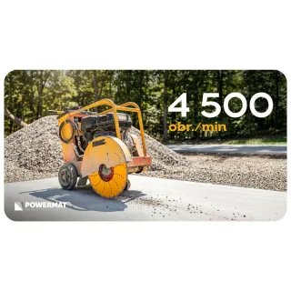 Диамантен диск за бетон, камък, гранит POWERMAT PM-TDCS-3502T/ 350 мм