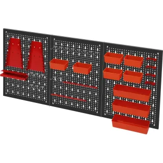 Метален перфориран панел за инструменти KraftDele KD11898/ 120 х 60 см Метален перфориран панел за инструменти KraftDele KD11898/ 120 х 60 см