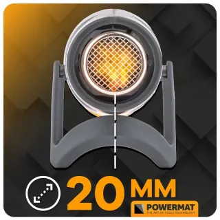 Мини пистолет за горещ въздух Powermat PM-MOP-450T/ 450W