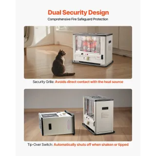 Отоплител на керосин VEVOR S85-E1/ 10000 BTU