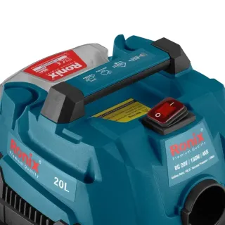 Акумулаторна прахосмукачка Ronix 8641/ 20V/ 2Ah
