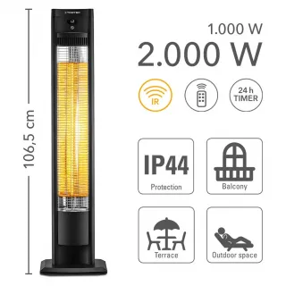 Инфрачервен отоплител TROTEC IRS 2010 E/ 2000W
