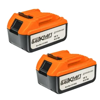 Комплект акумулаторни машини Baukraft BK-4-1/ 18V/ 2x4Ah Комплект акумулаторни машини Baukraft BK-4-1/ 18V/ 2x4Ah