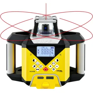 Ротационен лазер + тринога SJJ1 + лата LS-24 Nivel System NL640R DIGITAL/ 600 м