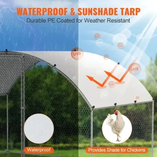 Метална клетка за малки животни VEVOR ACR322/ 3x1.97x1.99 м Метална клетка за малки животни VEVOR ACR322/ 3x1.97x1.99 м