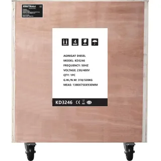 Авариен дизелов генератор KraftDele KD3246/ 230/400V/ 20kW/ 25 л