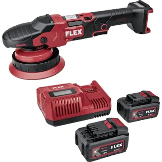Акумулаторна машина за полиране FLEX XCE 2 8 18-EC Set/ 18V/ 2x5Ah