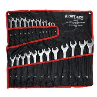 Комплект звездогаечни ключове KraftDele KD10930/ 25 бр