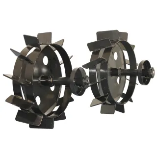 Комплект метални колела и плуг BISONTE BTA-SP360/ 420 мм