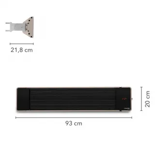 Инфрачервен отоплител TROTEC IRD 1200/ 1.2kW