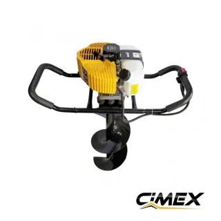 Бензинов свредел CIMEX EA300 + 3 свредла + удължител / 4,7 к.с / 150 / 250 / 300 мм