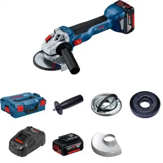 Акумулаторен ъглошлайф Bosch GWS 18V-10 / 125mm, 2 x 5,0Ah L-Boxx