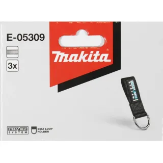 Държач за колан Makita E-05309, 41x129 мм, 3 бр. Държач за колан Makita E-05309, 41x129 мм, 3 бр.
